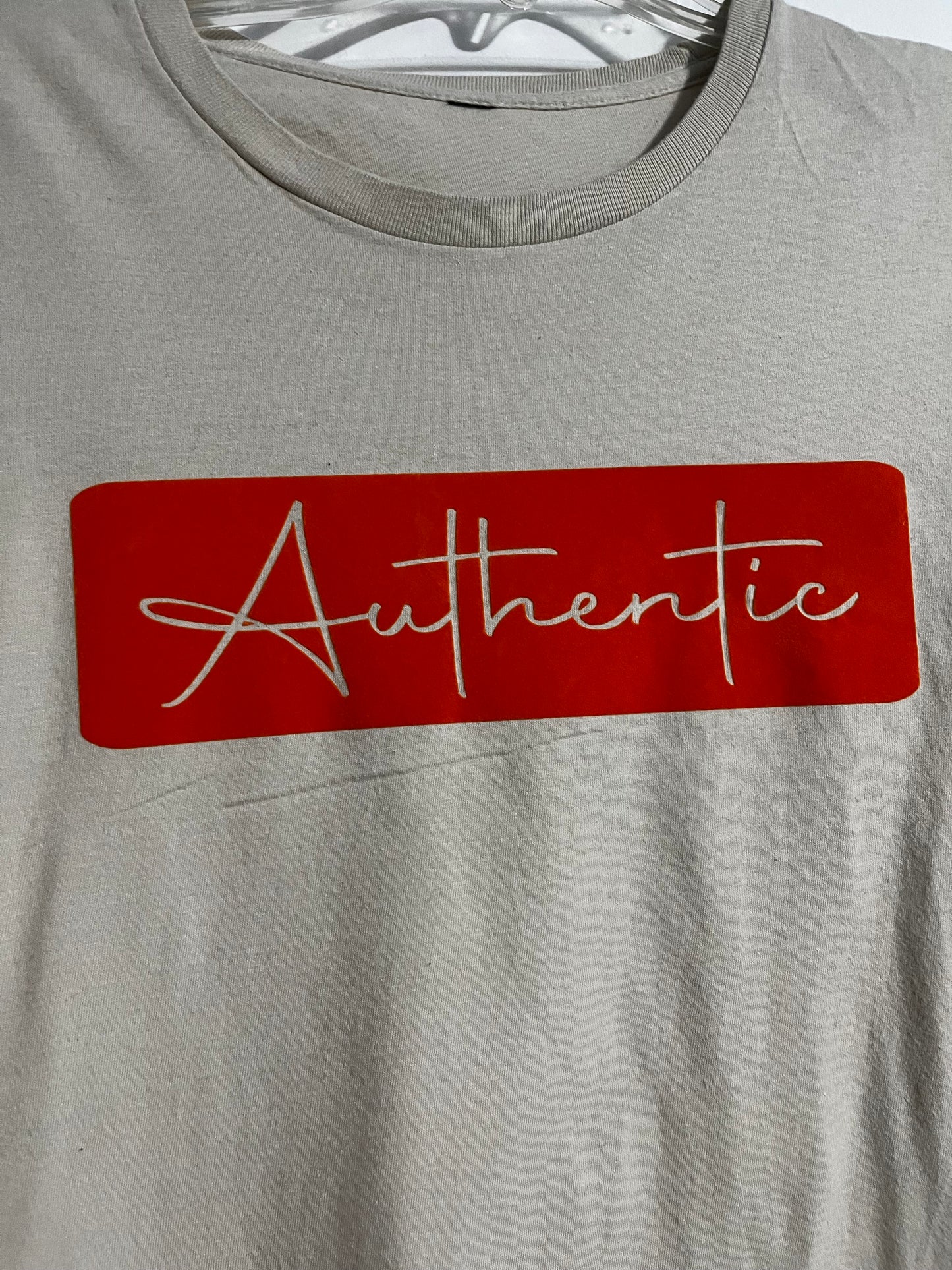 "Authentic" Unisex Logo Box T-Shirt/Sweatshirt/Hoodie (Additional Colors Avail.)