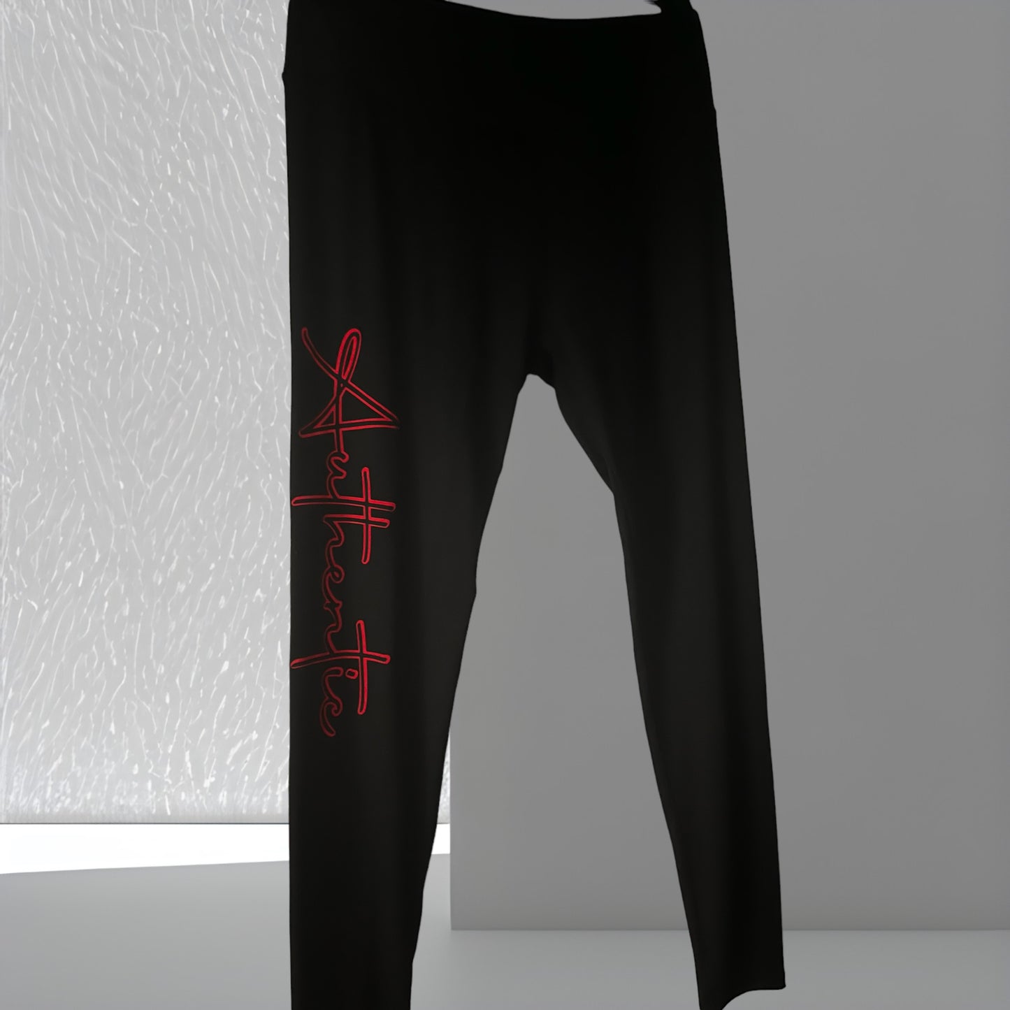 "The Black Experience" or "Authentic" Women's Black Leggings