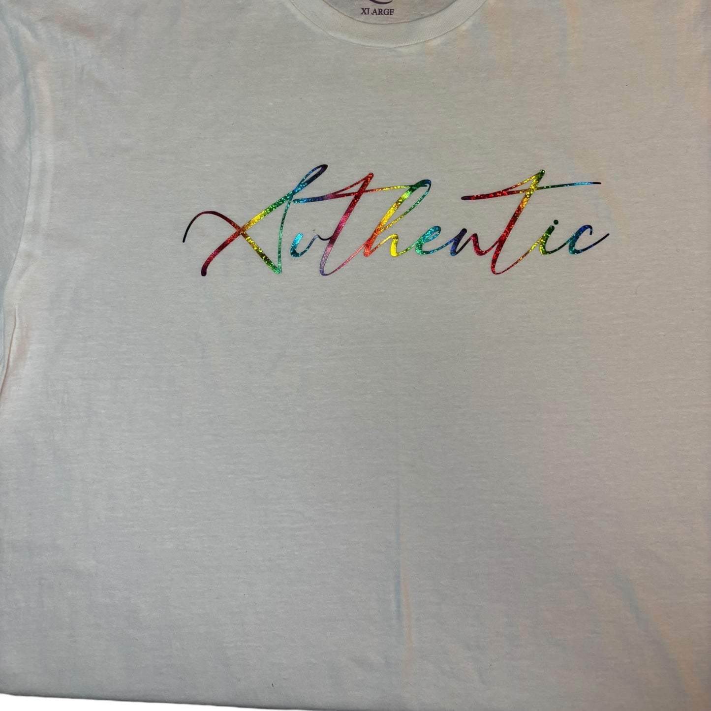 "Authentic" Unisex Script T-Shirt (Additional Colors Avail.)