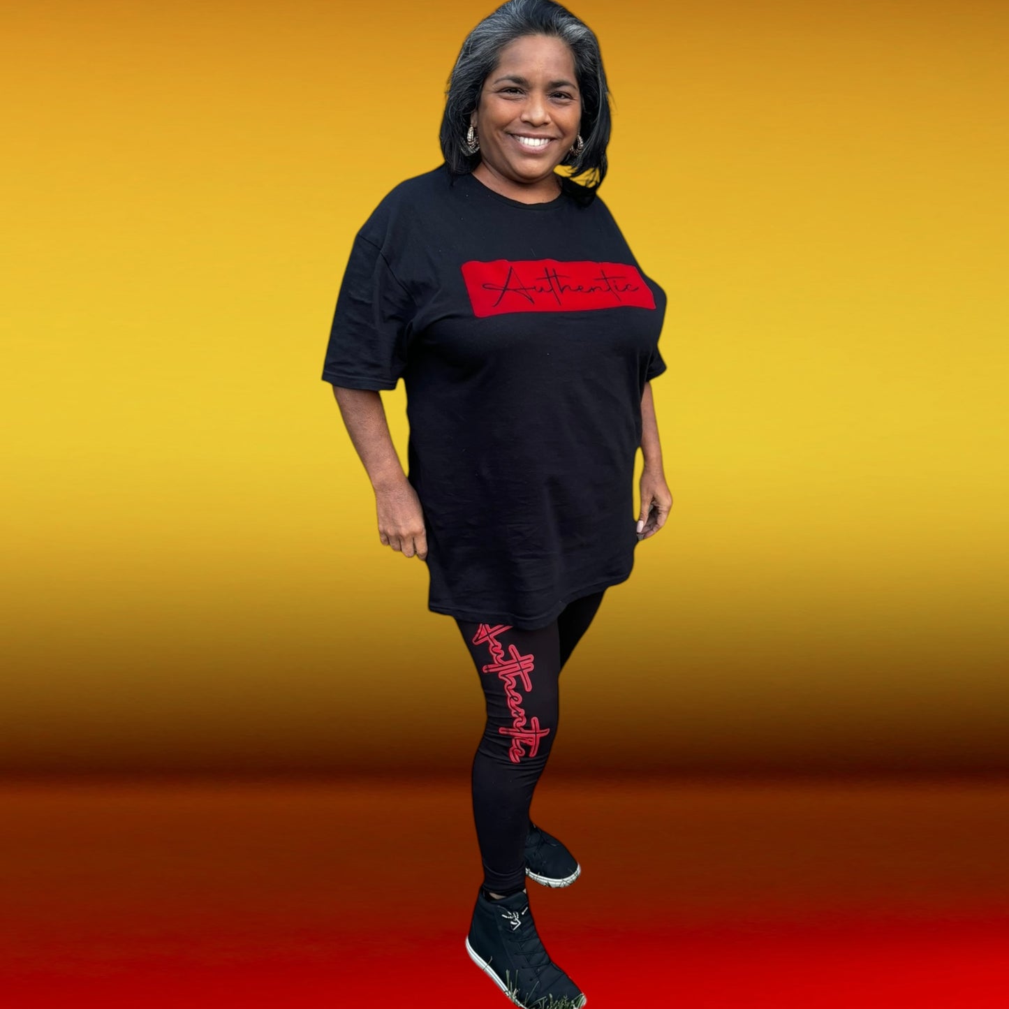 "Authentic" Unisex Logo Box T-Shirt/Sweatshirt/Hoodie (Additional Colors Avail.)