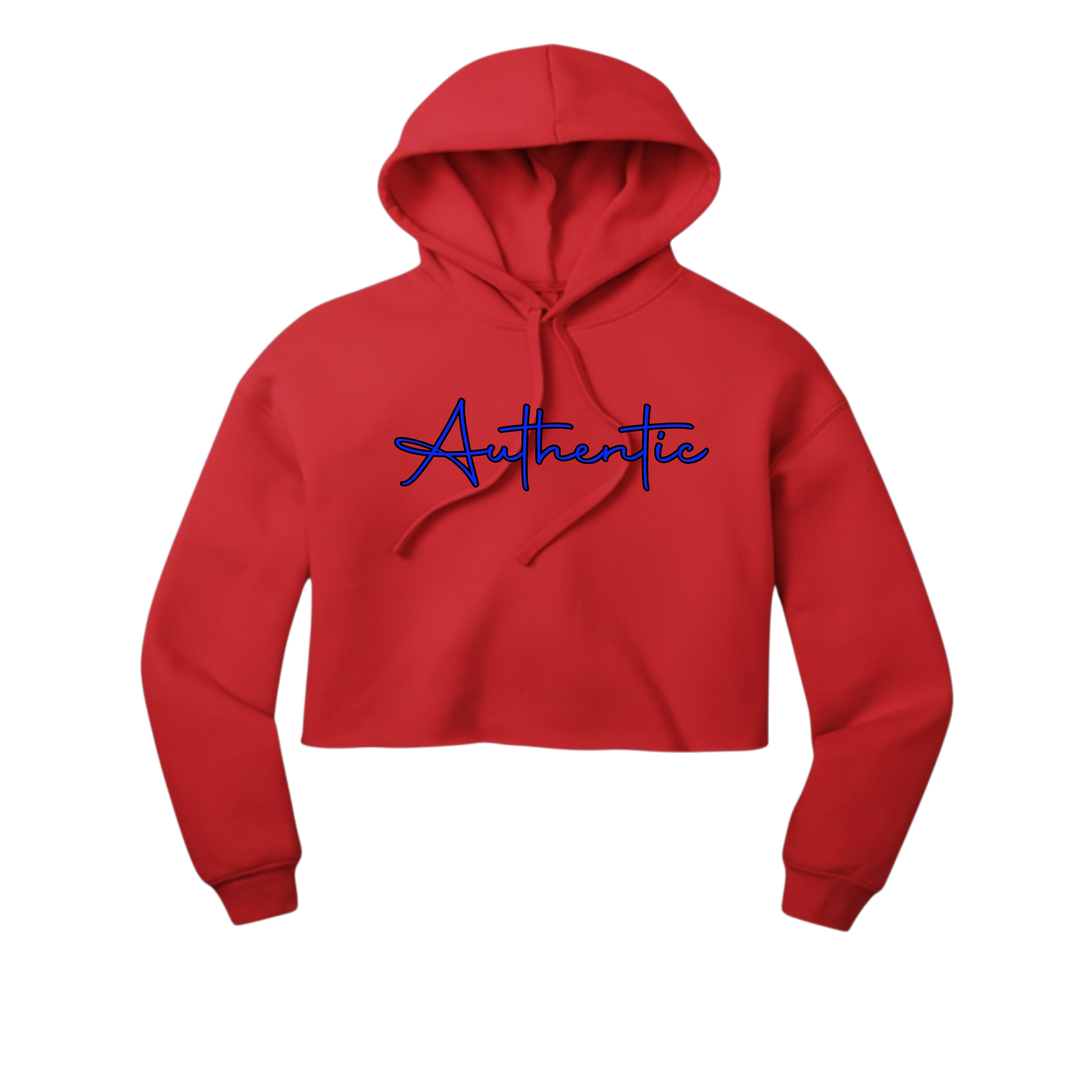 "Authentic" Crop Hoodie