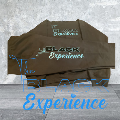 The Black Experience Flock Logo Unisex Apparel/Blue