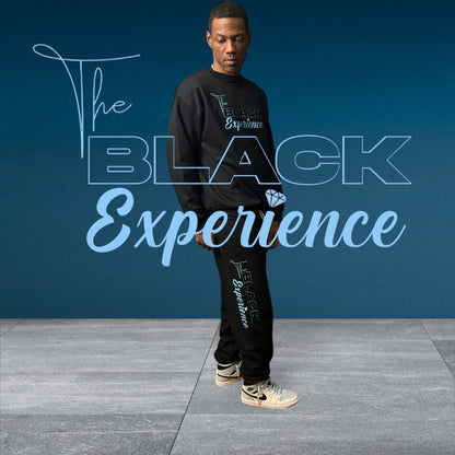 The Black Experience Flock Logo Unisex Apparel/Blue