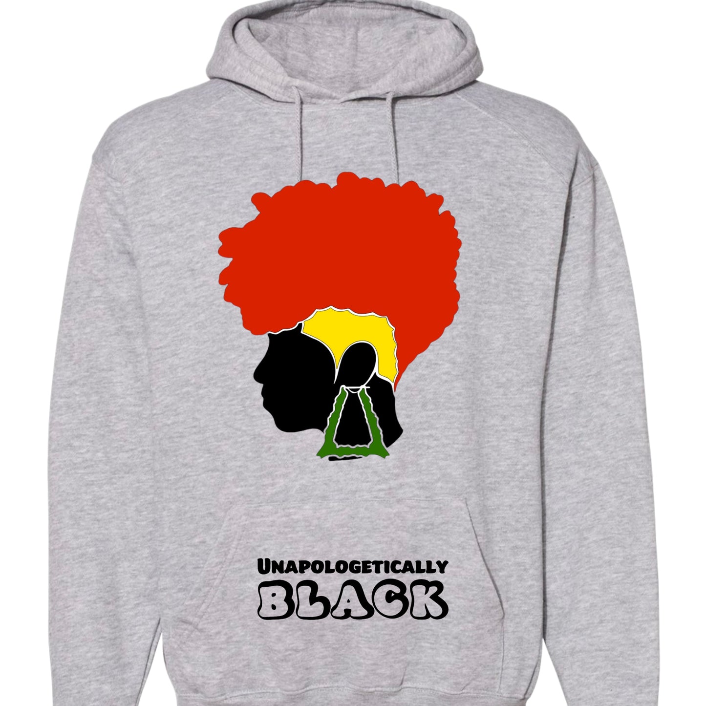 "Unapologetically Black" Character Unisex T-Shirt/Hoodie (Also Avail. in Gray)