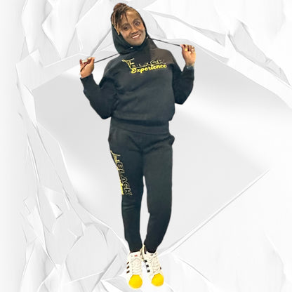 "The Black Experience" Unisex Flock Logo Jogging Suit