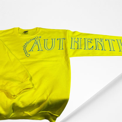 “Unconditionally Authentic” Unisex Crewneck Sweatshirt (Available in Multiple colors)