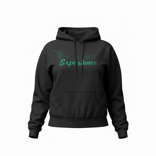"The Black Experience" Flock Logo Hoodie